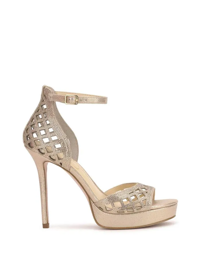 Women Platforms Jessica Simpson Herora Platform Sandal In Champagne