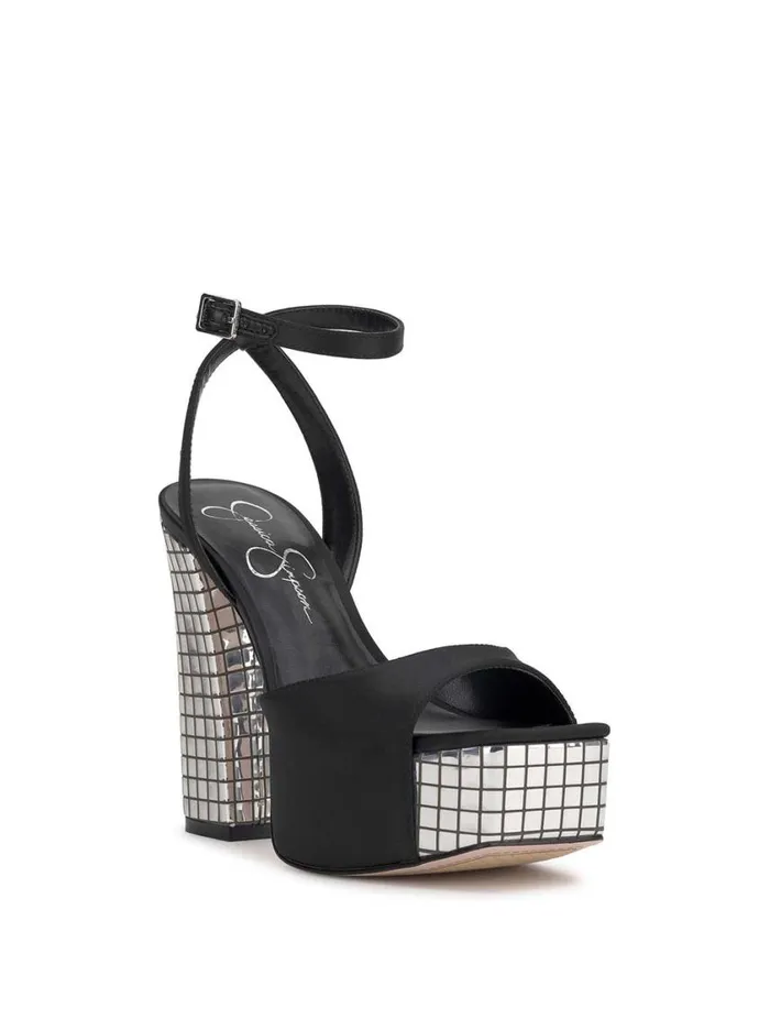 Women Platforms Jessica Simpson Lirio Platform Sandal In Black Disco