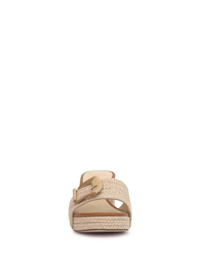 Women Platforms Jessica Simpson Peccio Buckle Platform In Natural