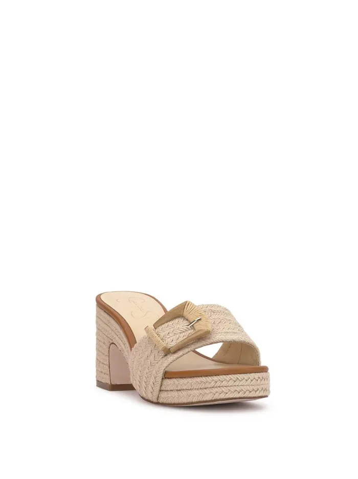 Women Platforms Jessica Simpson Peccio Buckle Platform In Natural