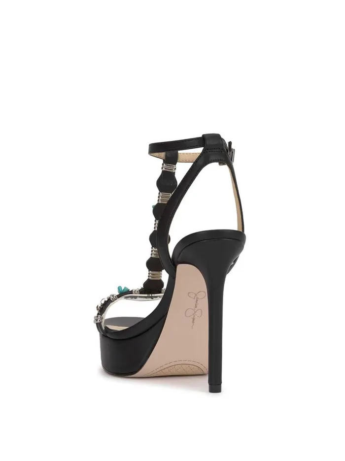Women Platforms Jessica Simpson Saigee Embellished Platform In Black