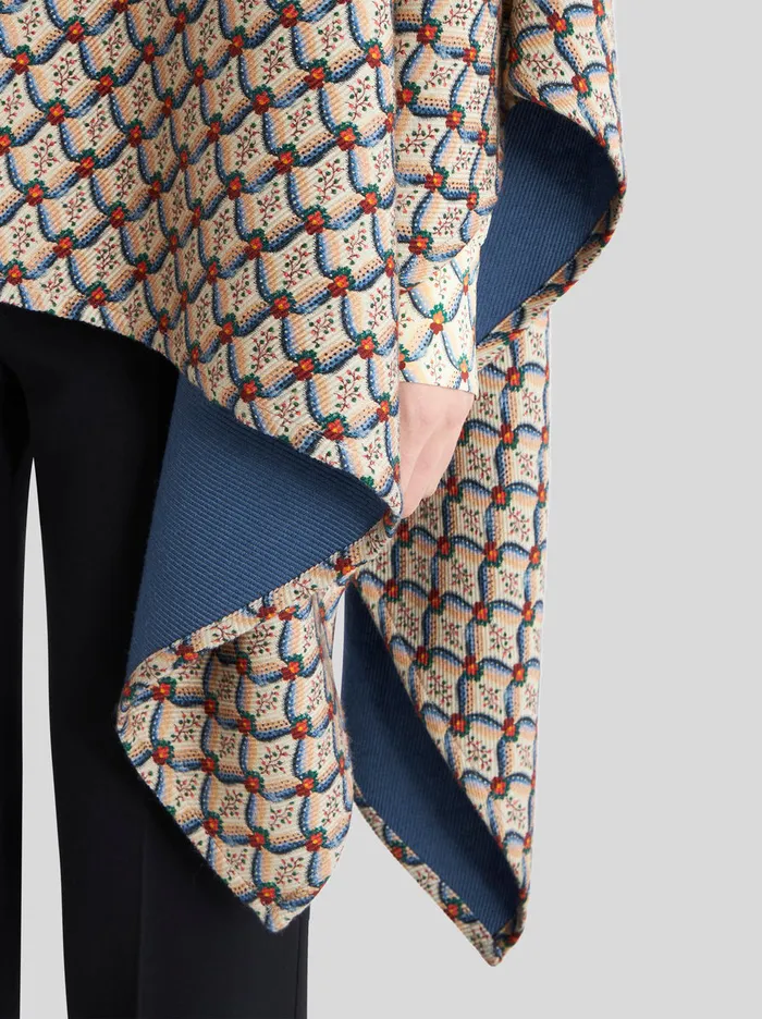 Women Printed Cape Etro Capes And Ponchos