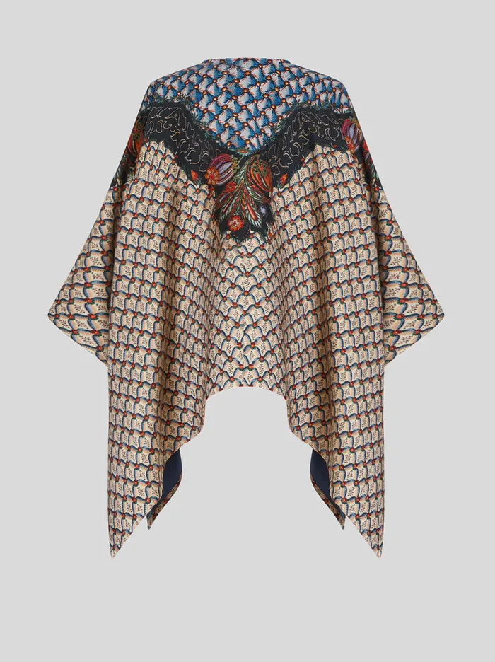 Women Printed Cape Etro Capes And Ponchos