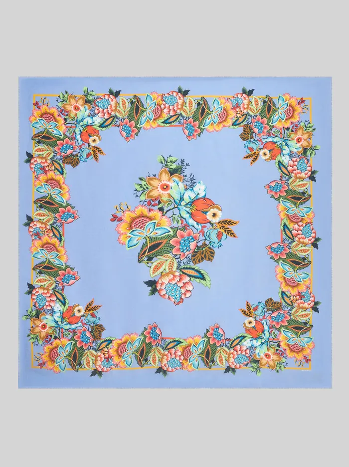 Women Printed Jacquard Shawl Etro Scarves And Silk