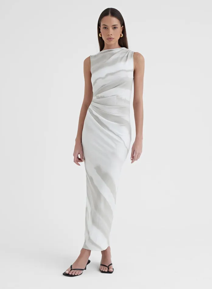 Women Printed Ruched Jersey Midaxi Dress 8211 Tamilda 4th and Reckless Dresses Women Printed Ruched Jersey Midaxi Dress 8211 Tamilda 4th and Reckless Dresses