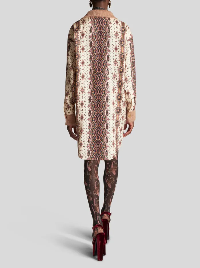 Women Printed Wool And Silk Shirt Etro Shirts And Blouses