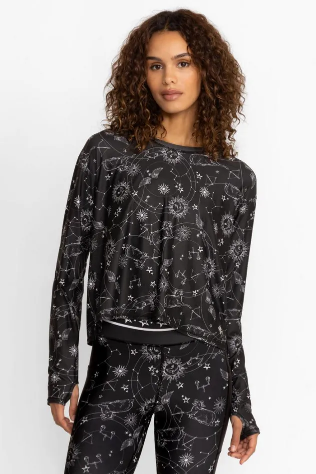 Women Promisino Step Hem Tee With Flyaway Back Bijou Johnny Was Tops