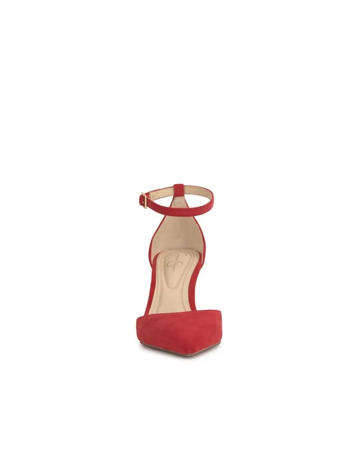 Women Pumps Jessica Simpson Foxena Pointed Toe Pump In Red Muse