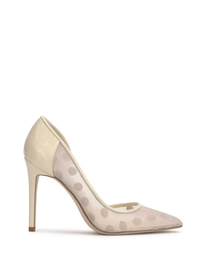 Women Pumps Jessica Simpson Prizma D039Orsay Pump In Ivory Polka Dot