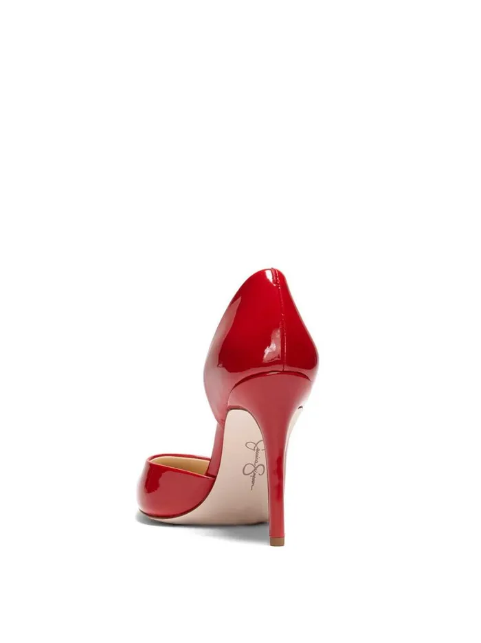 Women Pumps Jessica Simpson Prizma D039Orsay Pump In Red Patent