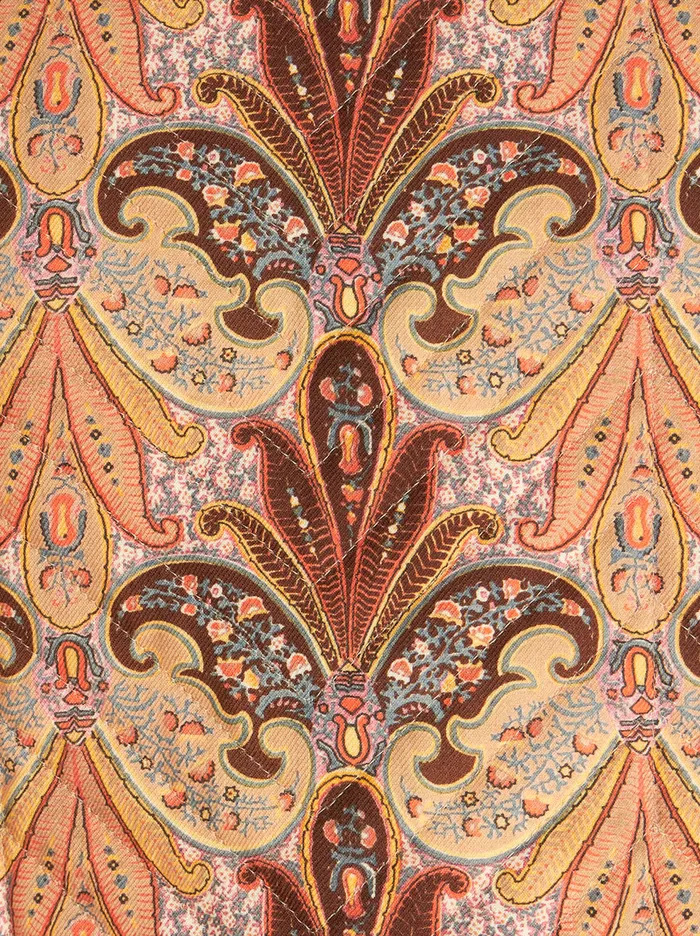 Women Quilted Shirt With Paisley Design Etro Coats And Outerwear