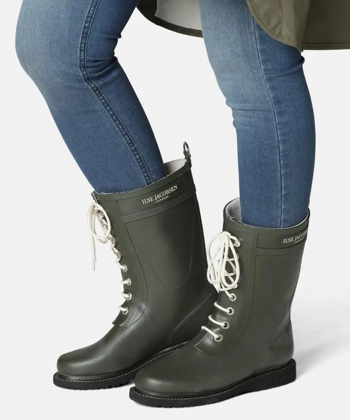 Women Rainboots Medium Ilse Jacobsen 34 Rubber Boots 8211 Army
