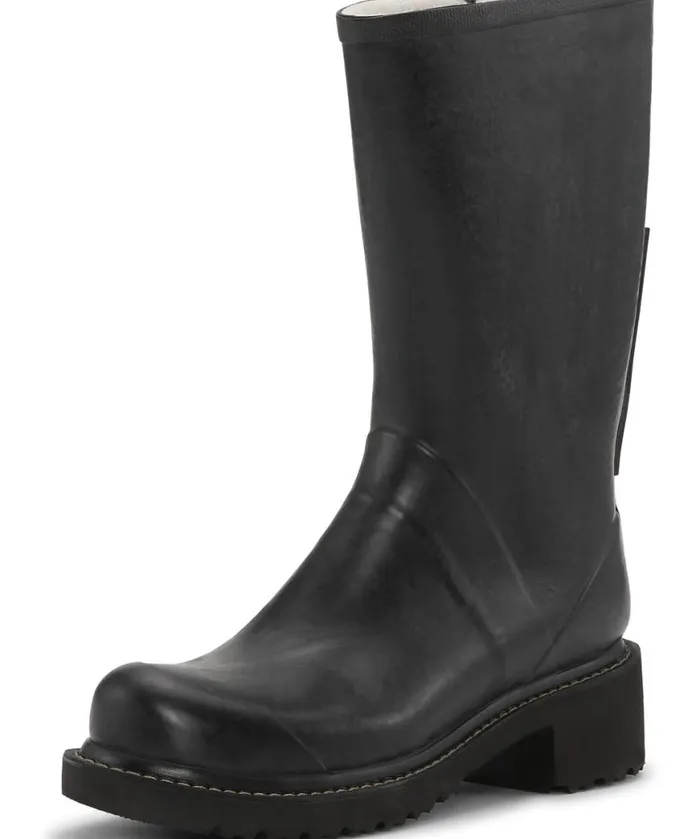 Women Rainboots Medium Ilse Jacobsen 34 Rubber Boots With Zip 8211 Black Women Rainboots Medium Ilse Jacobsen 34 Rubber Boots With Zip 8211 Black