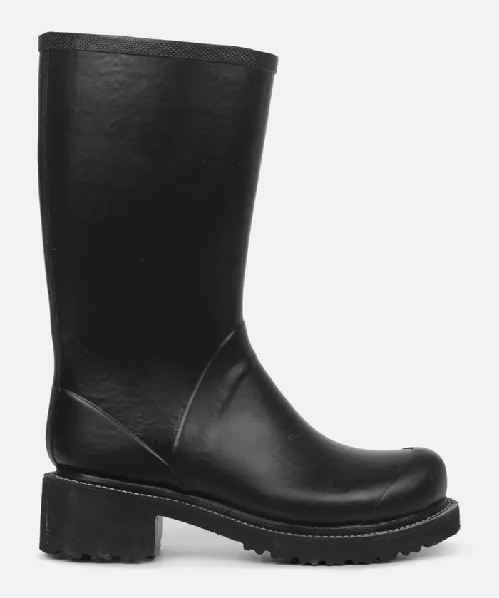 Women Rainboots Medium Ilse Jacobsen 34 Rubber Boots With Zip 8211 Black Women Rainboots Medium Ilse Jacobsen 34 Rubber Boots With Zip 8211 Black