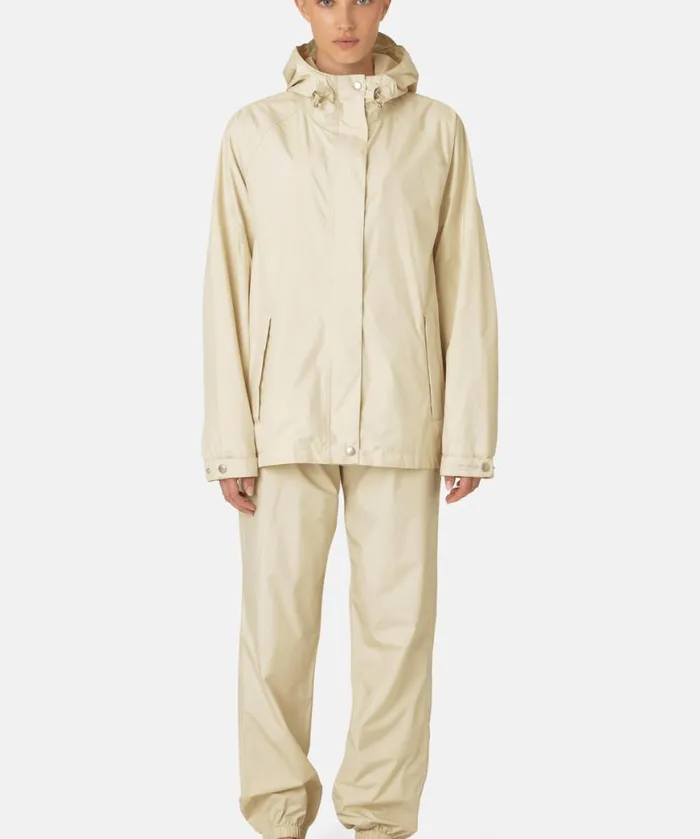 Women Raincoats Ilse Jacobsen Rain Jacket 8211 Bleached Sand