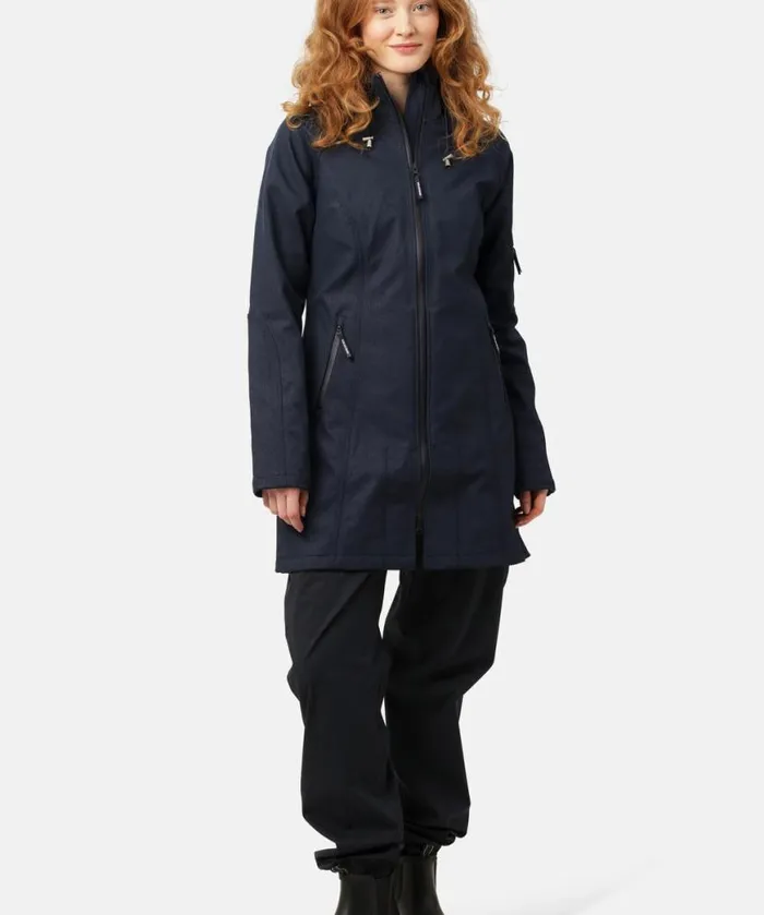 Women Raincoats Ilse Jacobsen Raincoat 8211 Dark Indigo