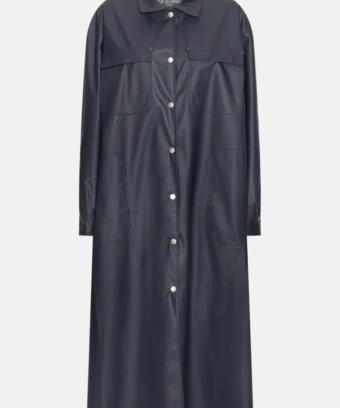 Women Raincoats Ilse Jacobsen Raincoat 8211 Dark Indigo