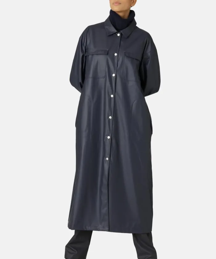 Women Raincoats Ilse Jacobsen Raincoat 8211 Dark Indigo