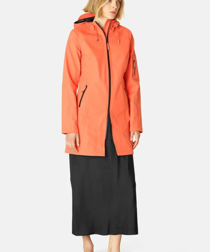 Women Raincoats Ilse Jacobsen Raincoat 8211 Hot Orange