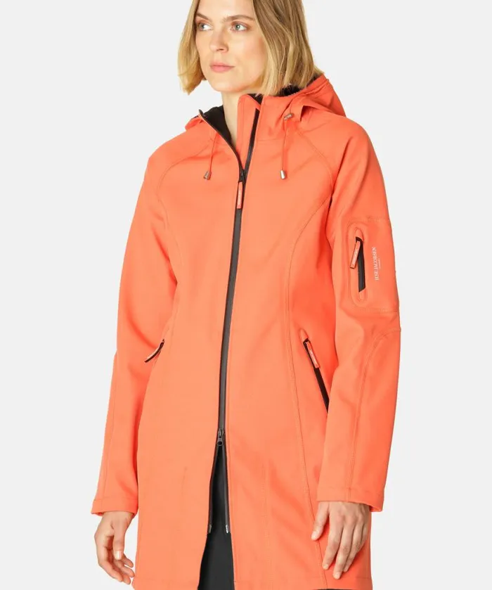 Women Raincoats Ilse Jacobsen Raincoat 8211 Hot Orange