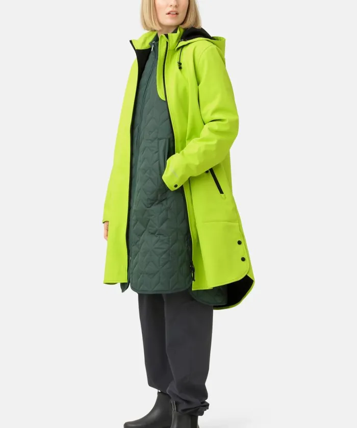 Women Raincoats Ilse Jacobsen Raincoat 8211 Lime Green