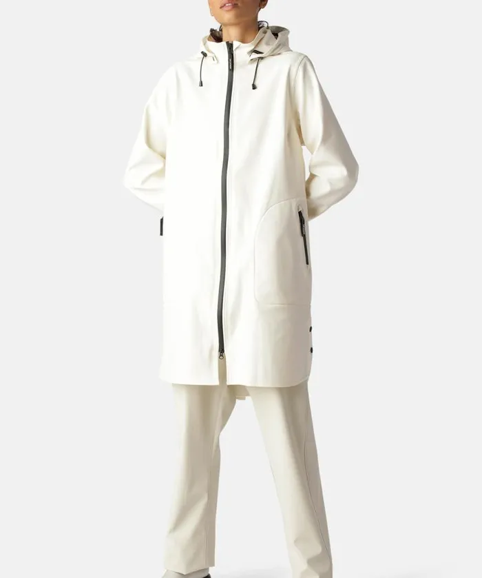 Women Raincoats Ilse Jacobsen Raincoat 8211 White Sugar