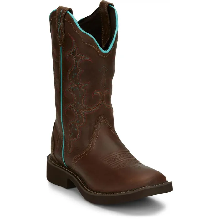 WOMEN Raya 12034 Western Boot Brown Justin Boots Western