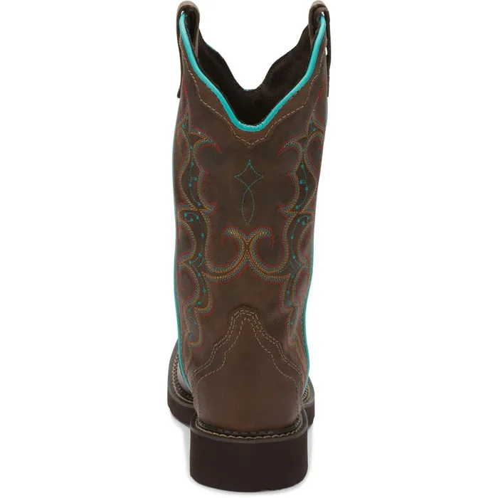 WOMEN Raya 12034 Western Boot Brown Justin Boots Western
