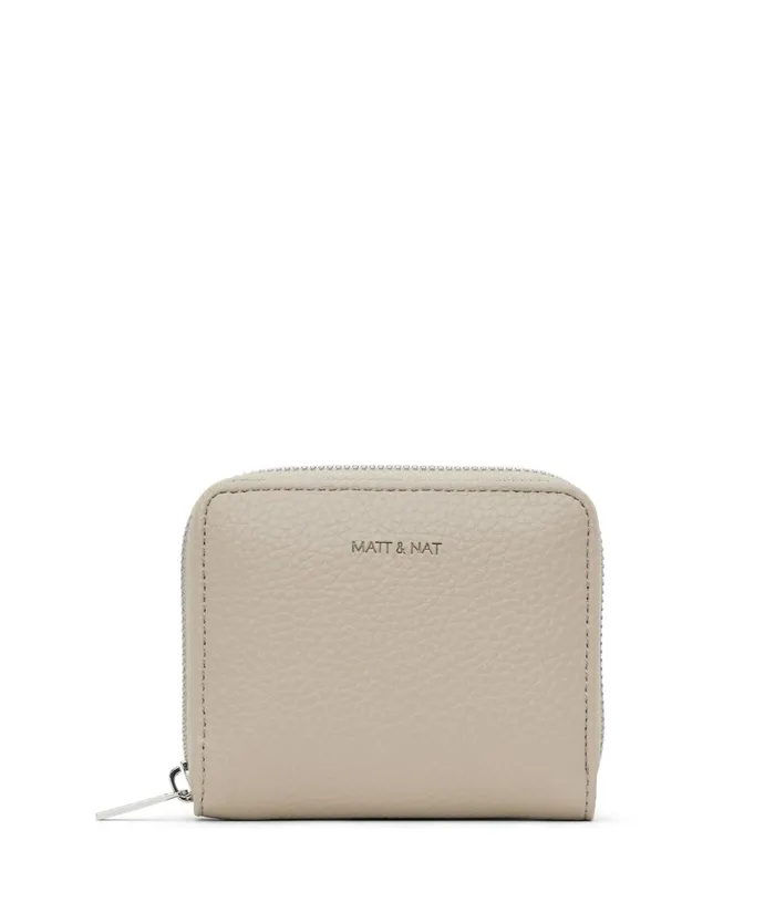 Women Rue Small Vegan Zip Wallet 8211 Purity Dream Matt and Nat Wallets