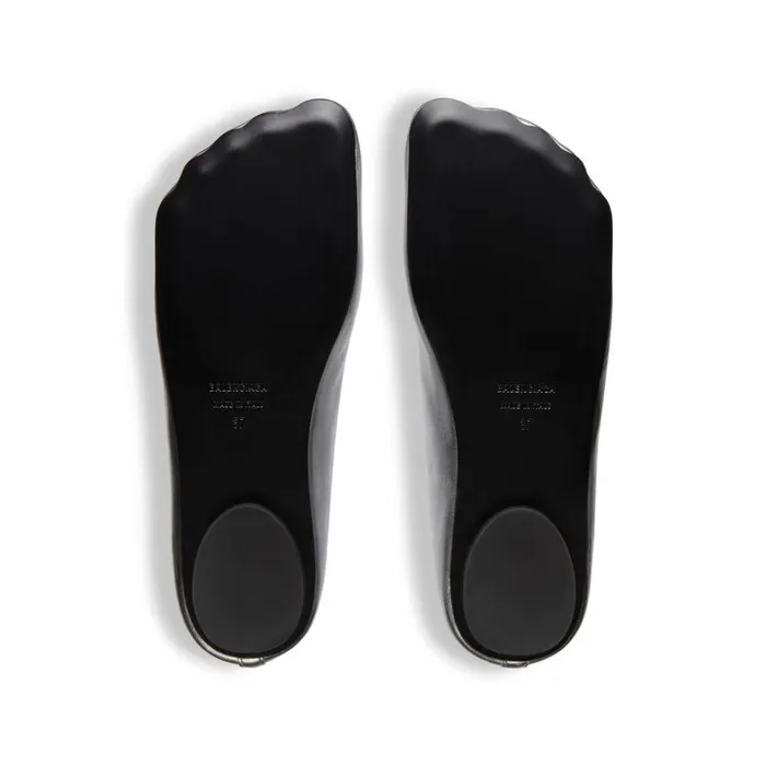Women Sandals and Mules Balenciaga Anatomic Ballerina Metallized In Silver
