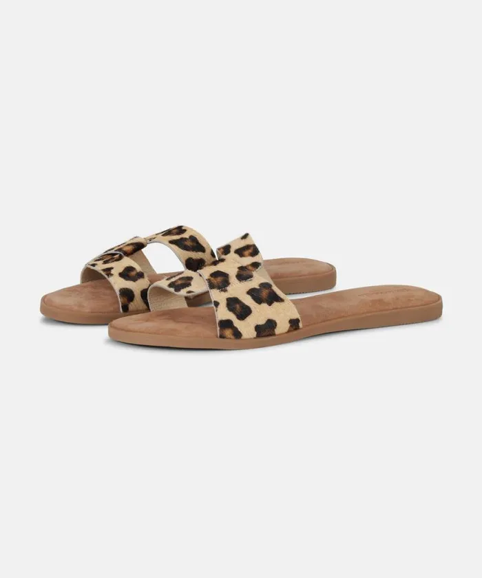 Women Sandals Ilse Jacobsen Leather Sandal 8211 Beige