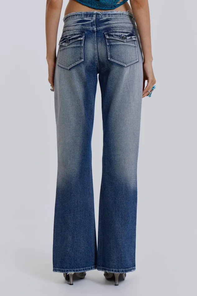 Women Scratchy Low Rise Jeans Jaded London Jeans