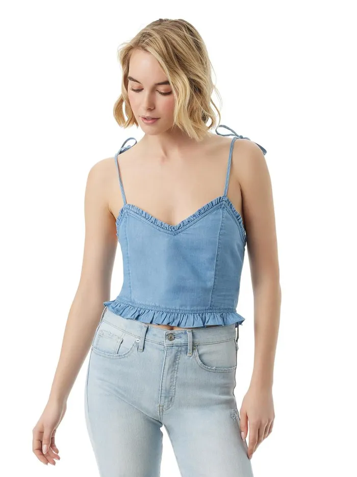 Women Sets Jessica Simpson Clare Peplum Tank In Dearest