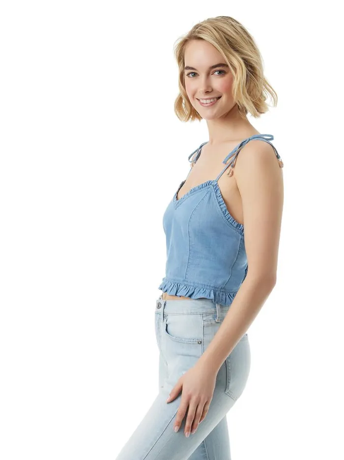 Women Sets Jessica Simpson Clare Peplum Tank In Dearest