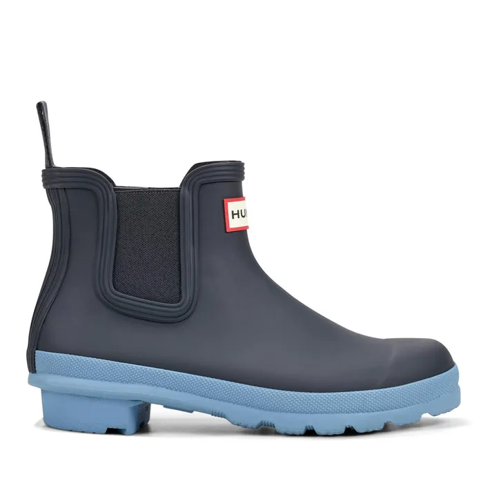 Women Short and Ankle Boots Hunter Boots Original Chelsea Boots Dark Blue