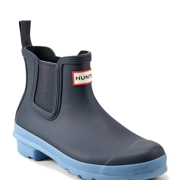 Women Short and Ankle Boots Hunter Boots Original Chelsea Boots Dark Blue Women Short and Ankle Boots Hunter Boots Original Chelsea Boots Dark Blue