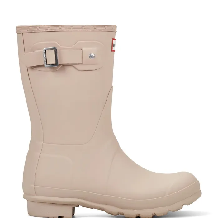 Women Short and Ankle Boots Hunter Boots Original Short Rain Boots Medium Natural