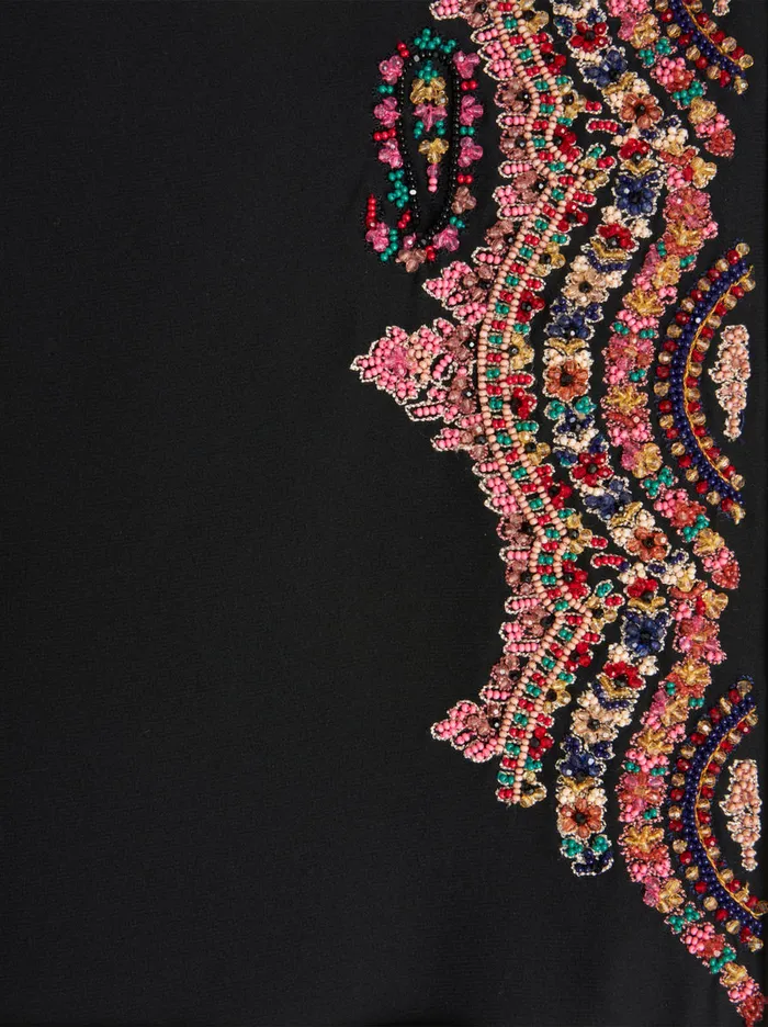 Women Short Silk Kasaya With Fringe Etro Jackets