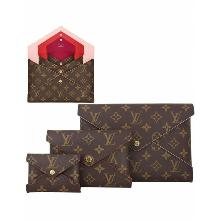 Women Shoulder and Totes Louis Vuitton Louis Vuitton M62034 Pochette Kirigami Monogram Brown 8211 Louis Vuitton Handbag Store