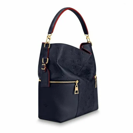 Women Shoulder and Totes Louis Vuitton Louis Vuitton Melie Navy M44012 Black M44014 8211 Louis Vuitton Handbag Store