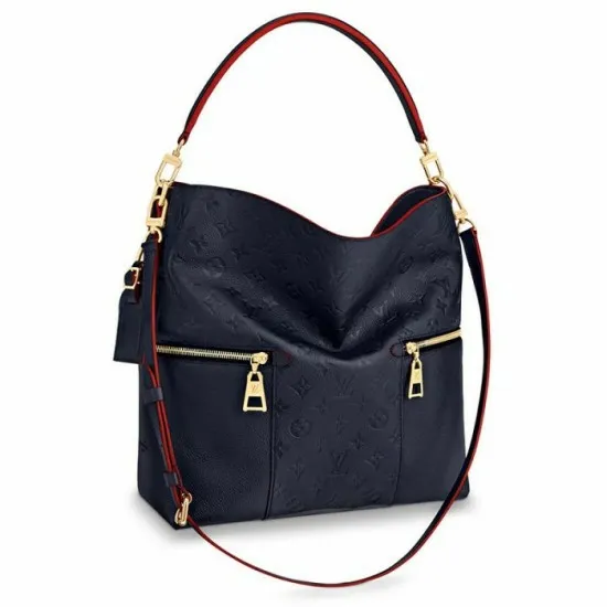 Women Shoulder and Totes Louis Vuitton Louis Vuitton Melie Navy M44012 Black M44014 8211 Louis Vuitton Handbag Store