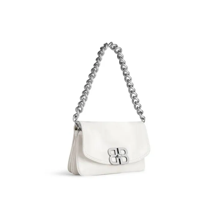 Women Shoulder Bags Balenciaga Bb Soft Small Flap Bag In Optic White