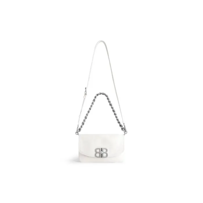 Women Shoulder Bags Balenciaga Bb Soft Small Flap Bag In Optic White