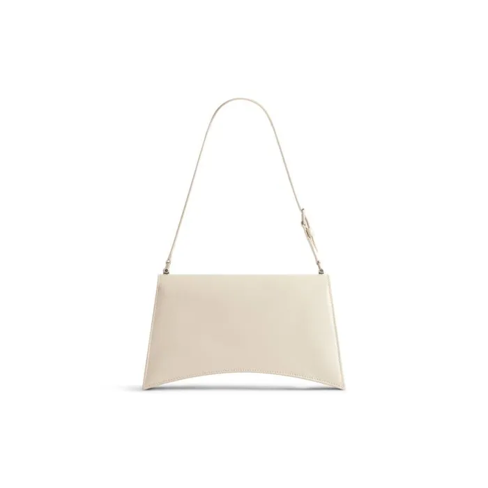 Women Shoulder Bags Balenciaga Crush Small Sling Bag In Beige