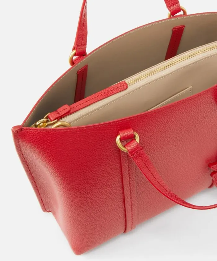 Women Shoulder Bags Pinko Large Tumbled Leather Shopper Bag Redantiquegold Women Shoulder Bags Pinko Large Tumbled Leather Shopper Bag Redantiquegold
