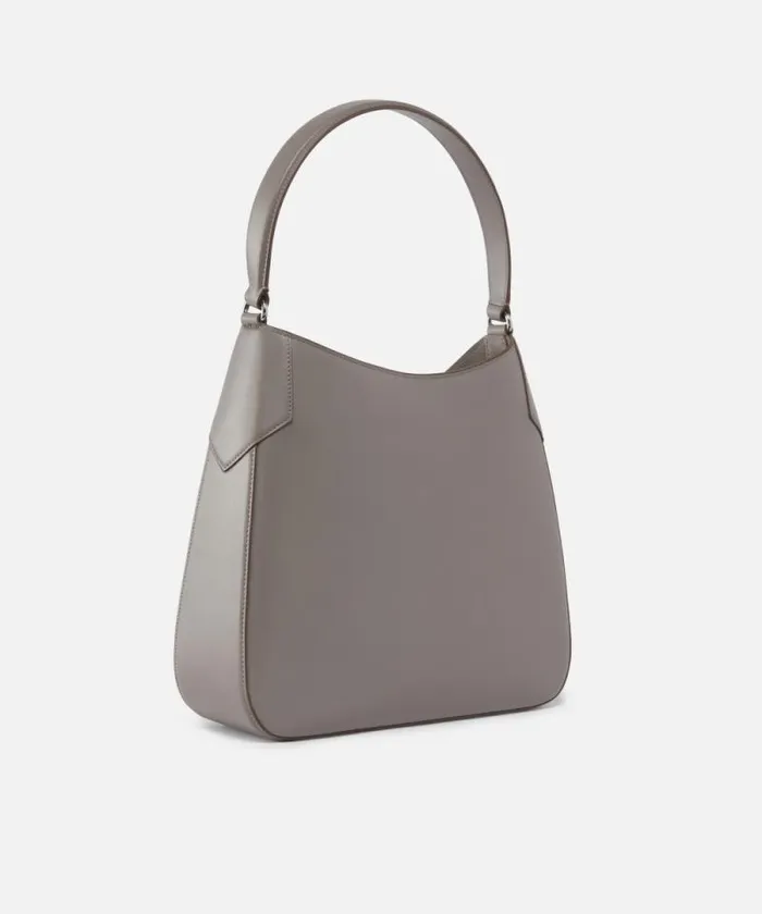 Women Shoulder Bags Pinko PINKO Galleria Hobo Shoulder Bag In Smooth Leather Penguin Greyold Silver Women Shoulder Bags Pinko PINKO Galleria Hobo Shoulder Bag In Smooth Leather Penguin Greyold Silver