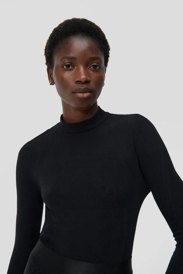 Women SIMKHAI Wolford Logo Top Black Jonathan Simkhai Knitwear