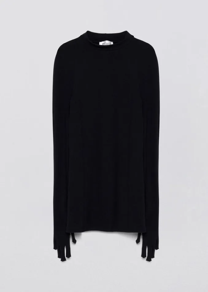 Women SIMKHAI Wolford Logo Top Black Jonathan Simkhai Knitwear