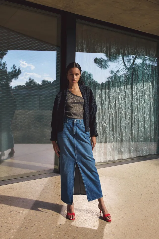 Women Sis Denim Skirt Denim Bybar Skirts