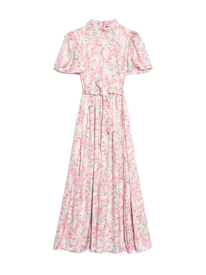 Women Sister Jane Dresses Kanzan Floral Midi Dress Blush Pink